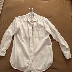 Kith oversized Denim White Collared Shirt